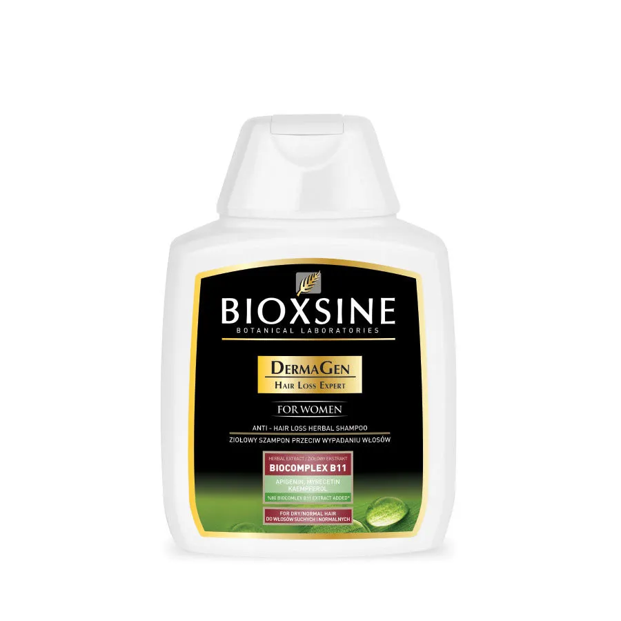 Bioxsine DermaGen For Women, szampon przeciw wypadaniu, włosy suche/normalne, 300 ml