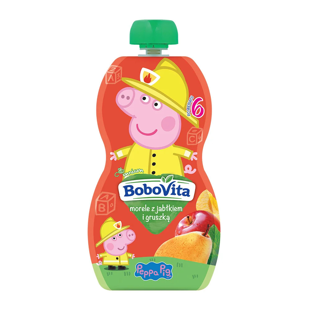 BoboVita mus morele z jabłkiem i gruszką, 100 g