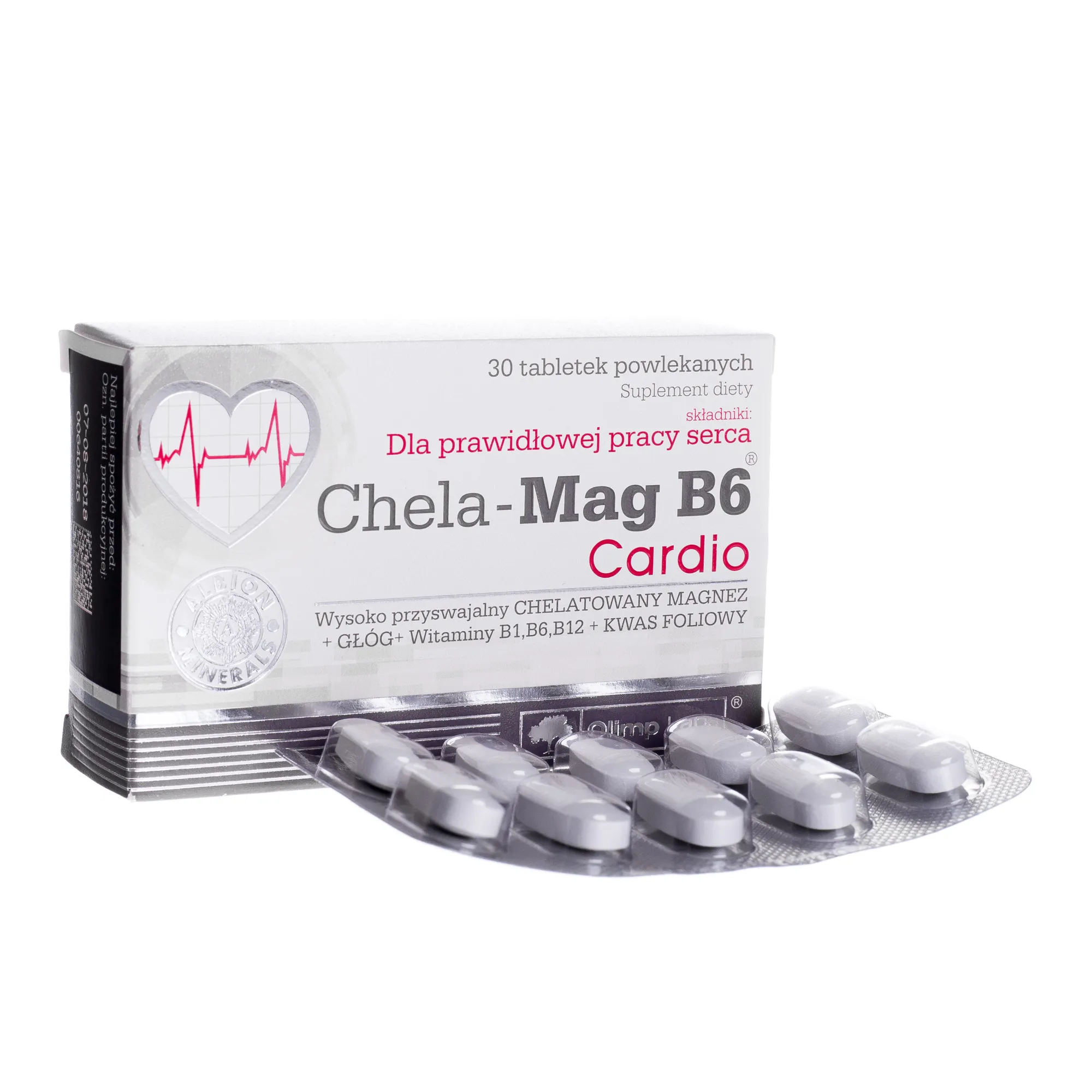 Olimp Chela-Mag B6 Cardio, suplement diety, 30 tabletek powlekanych 