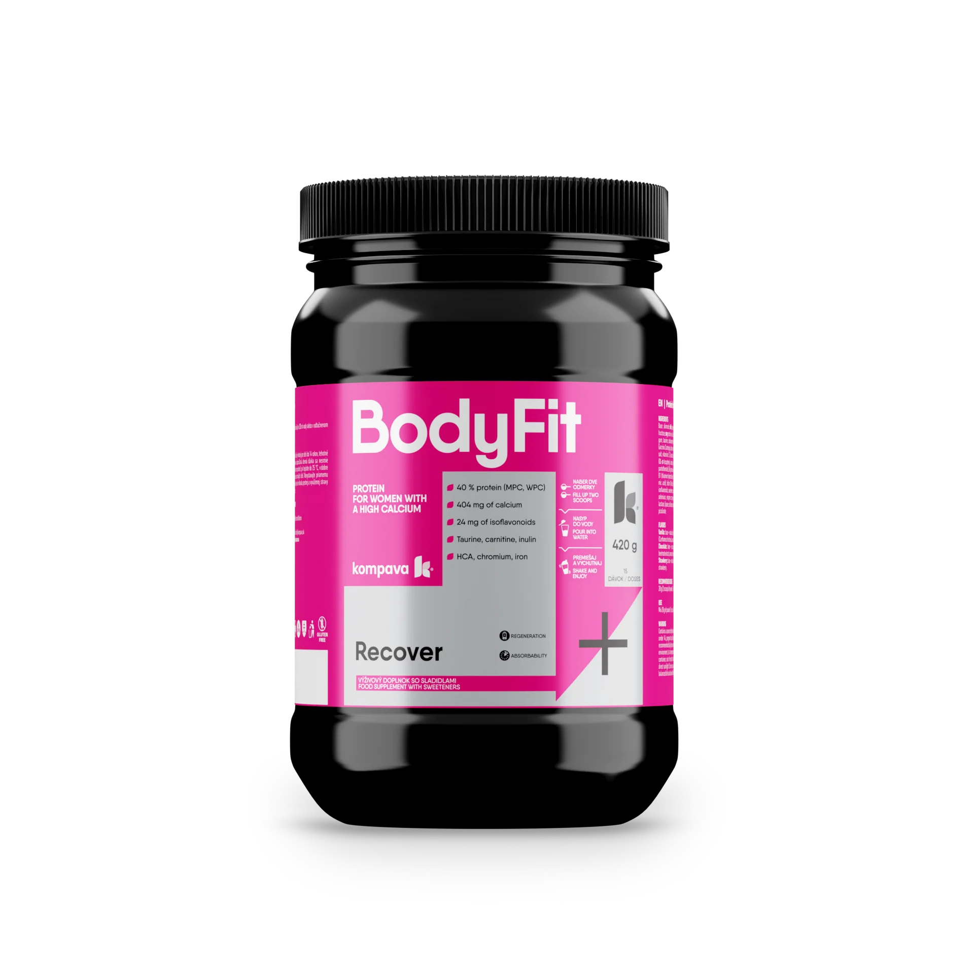 Kompava BodyFit białko, wanilia, 420 g