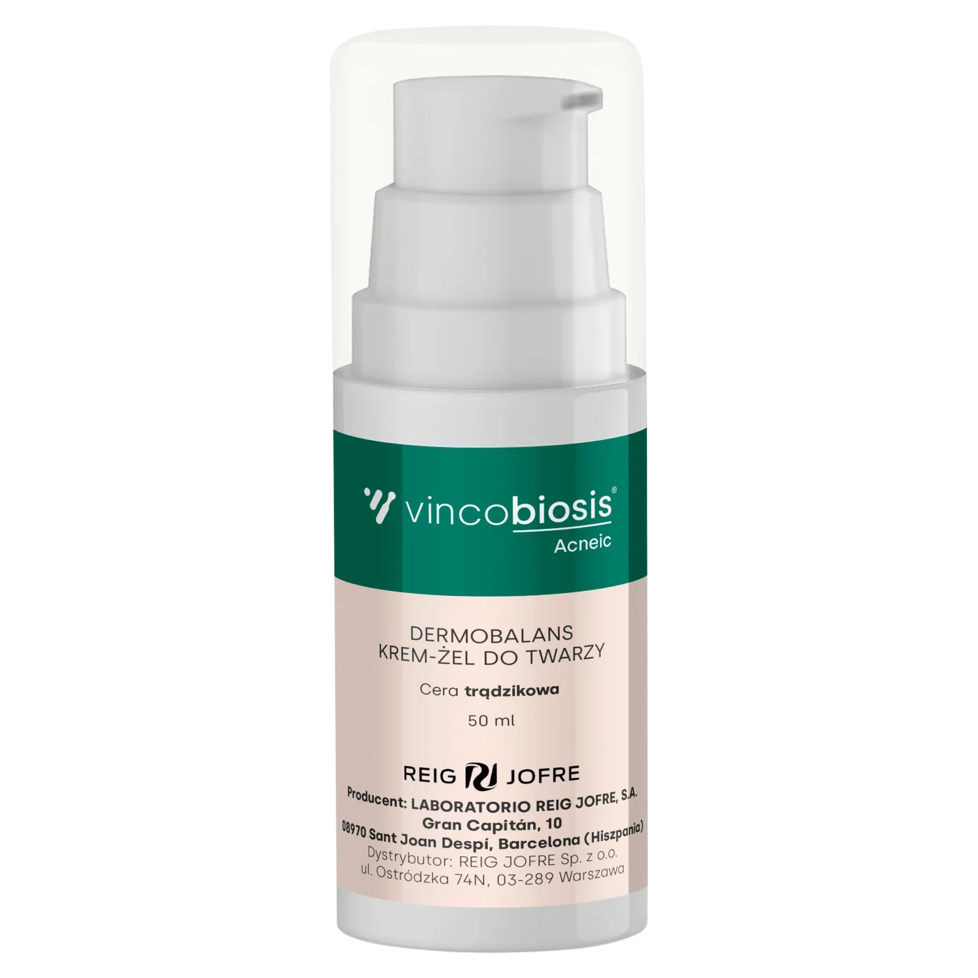 Vincobiosis® Acneic Dermobalans krem-żel do twarzy, 50 ml