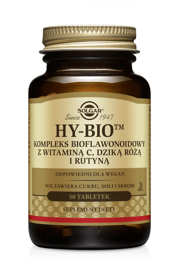 Solgar HY-Bio Kompleks Bioflawonoidowy, suplement diety, 50 tabletek