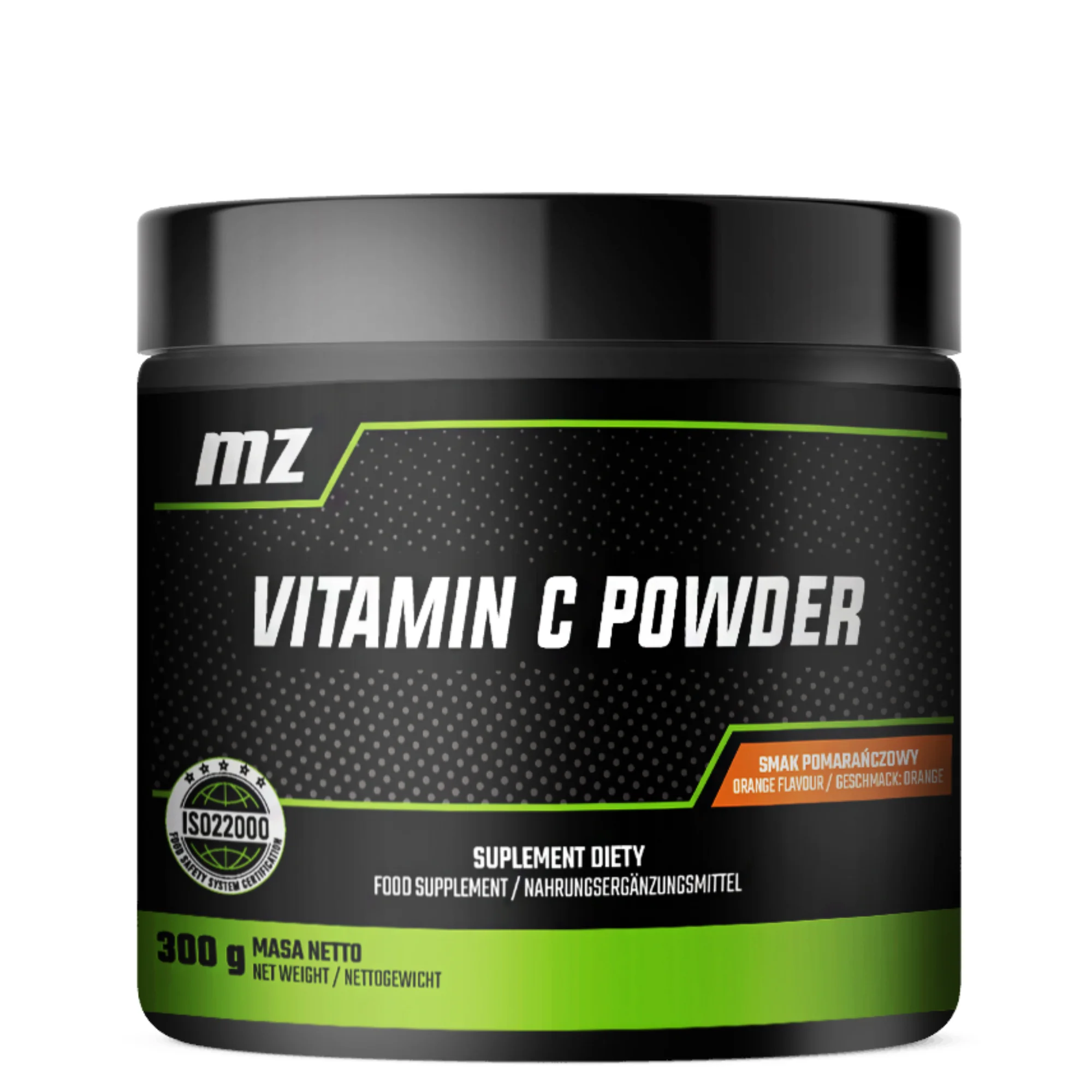 MZ Vitamin C Powder smak pomarańczowy, 300 g