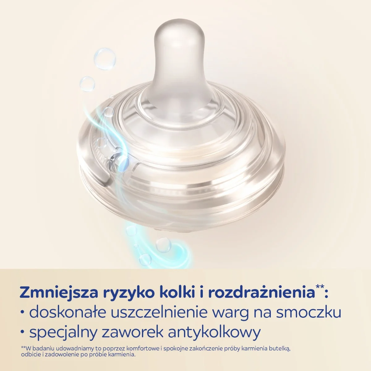 Canpol Babies Natural Shape antykolkowy smoczek dwustrefowy 6 m+, 2 sztuki