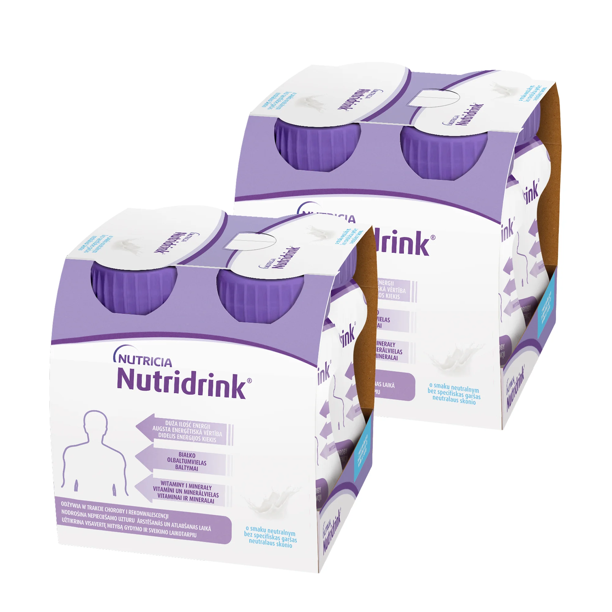 Nutridrink płyn o smaku neutralnym,  2 x 4 x 125 ml