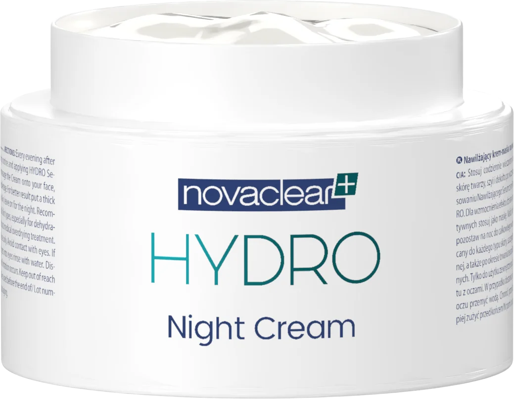 Novaclear Hydro nawilżający krem-maska na noc, 50 ml