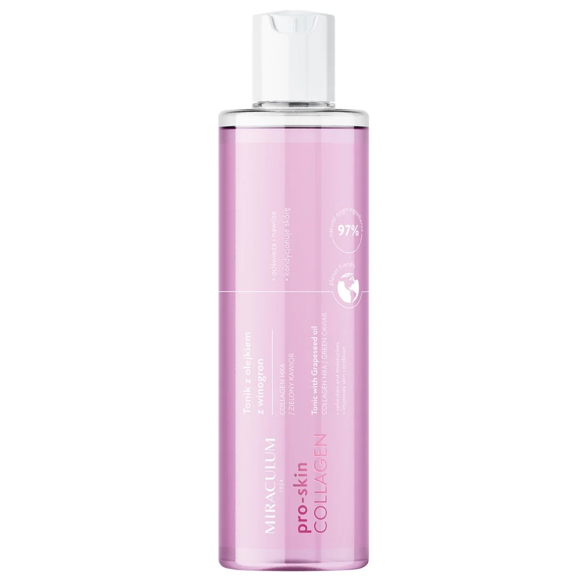 Miraculum COLLAGEN pro-skin tonik z olejkiem z winogron, 200 ml