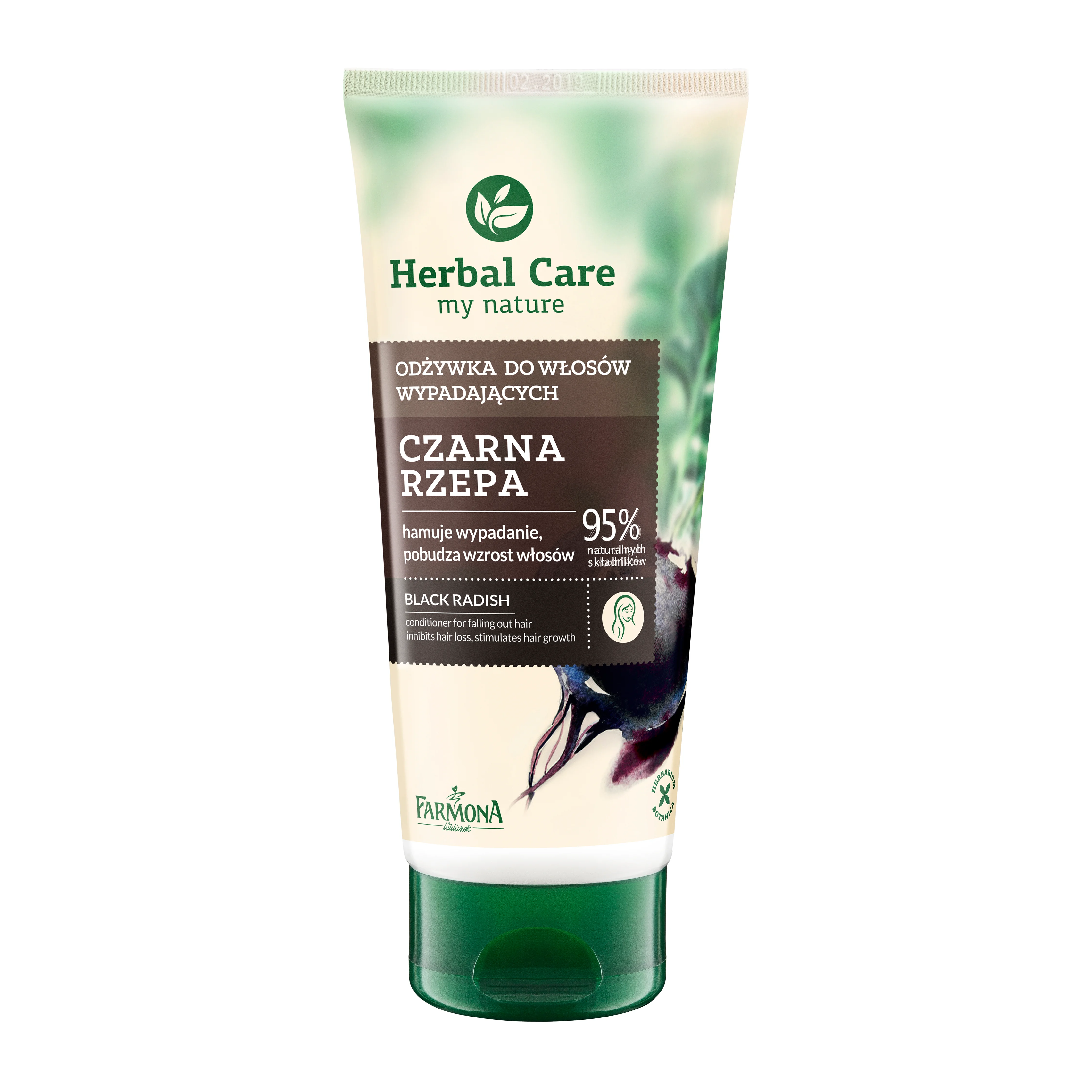 Herbal Care odżywka do włosów wypadających Czarna Rzepa, 200 ml