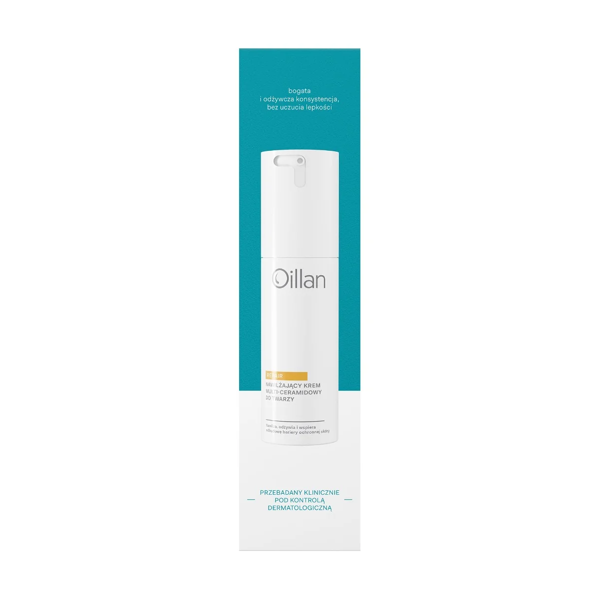 Oillan Repair nawilżający krem multi-ceramidowy do twarzy, 50 ml