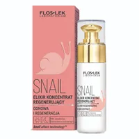 FlosLek Snail, krem-żel naprawczy + elixir koncentrat regenerujący, 50 ml + 30 ml