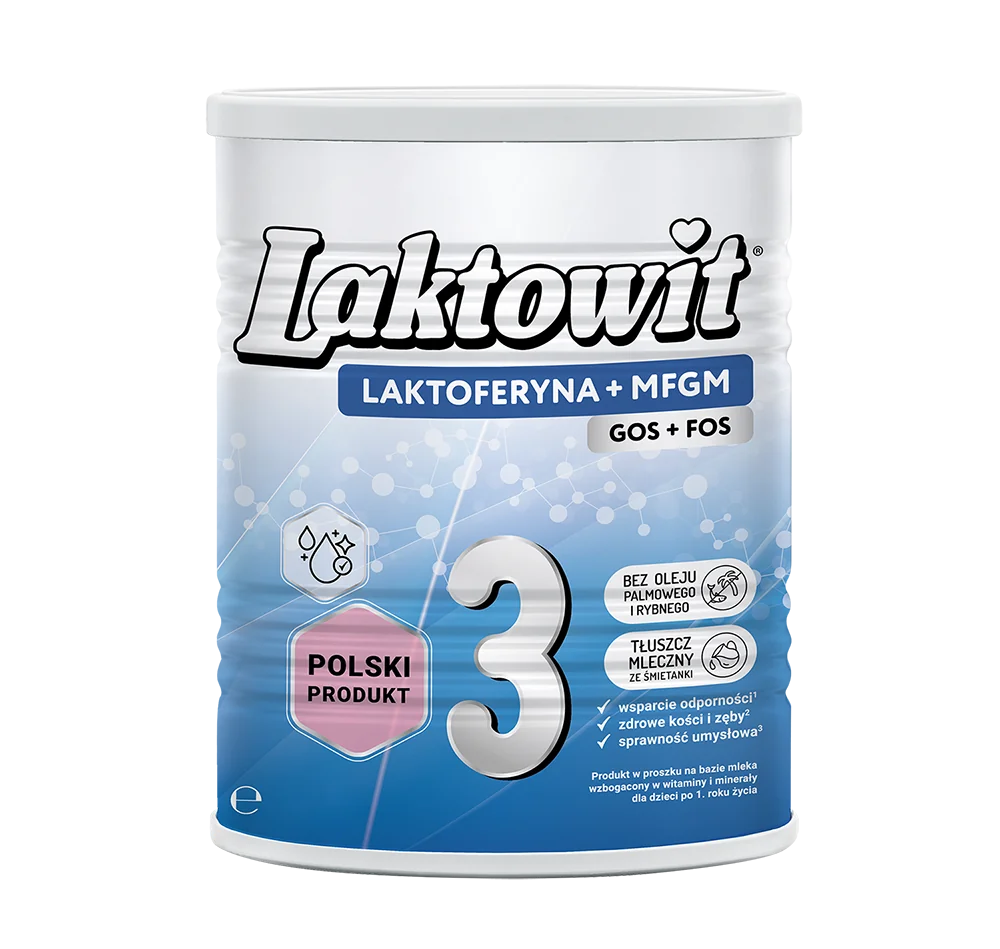 Laktowit 3 Laktoferyna+MFGM mleko modyfikowane po 1. roku życia, 850 g