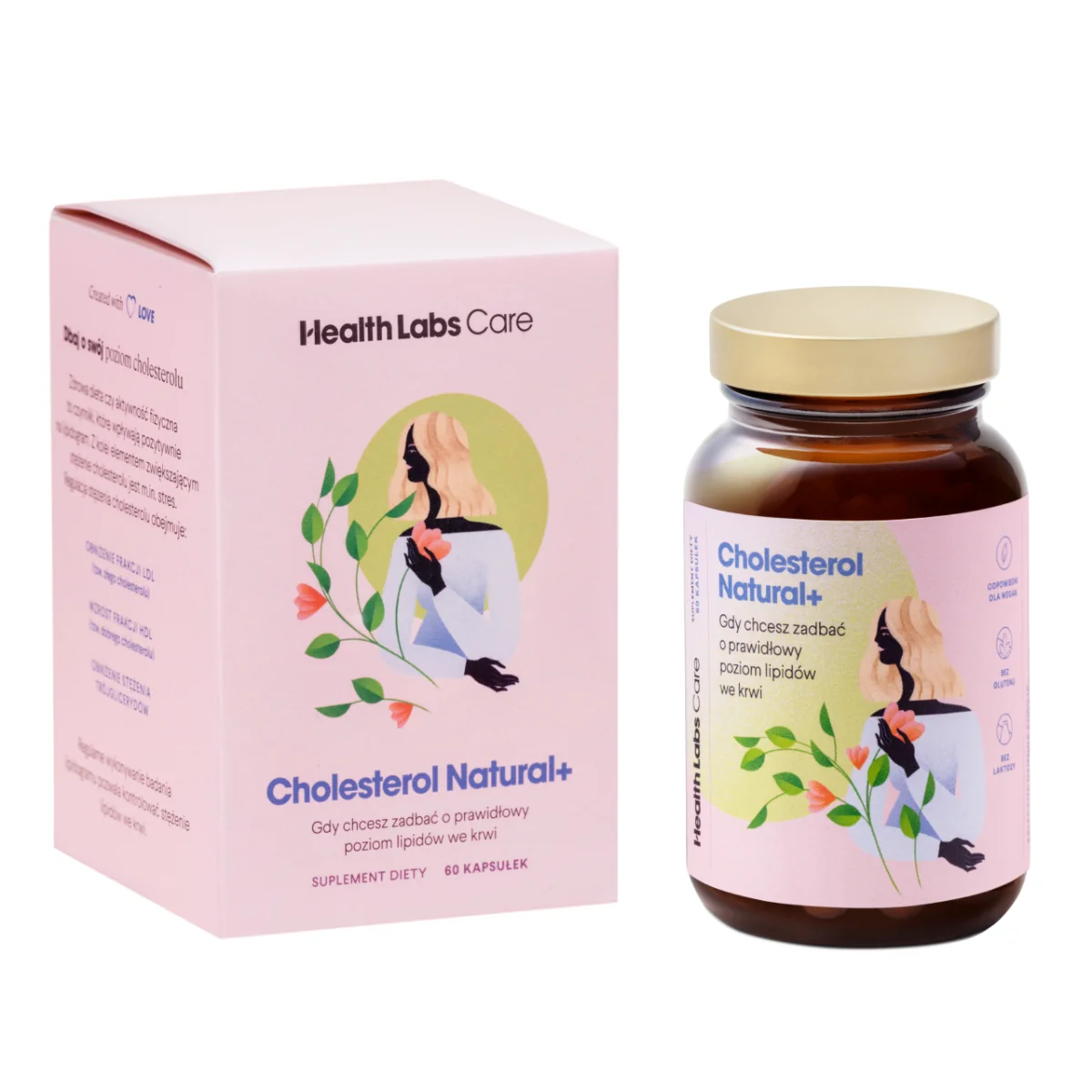Health Labs Care Healthlabs Cholesterol Natural+ 60 kapsułek