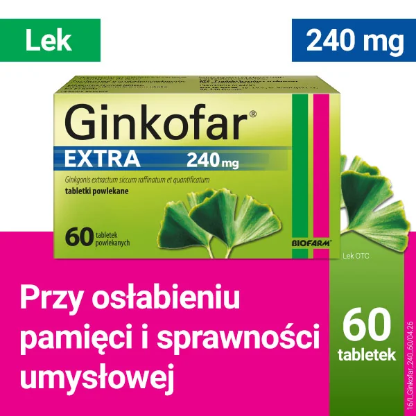 Ginkofar Extra 240 mg 60 tabletek
