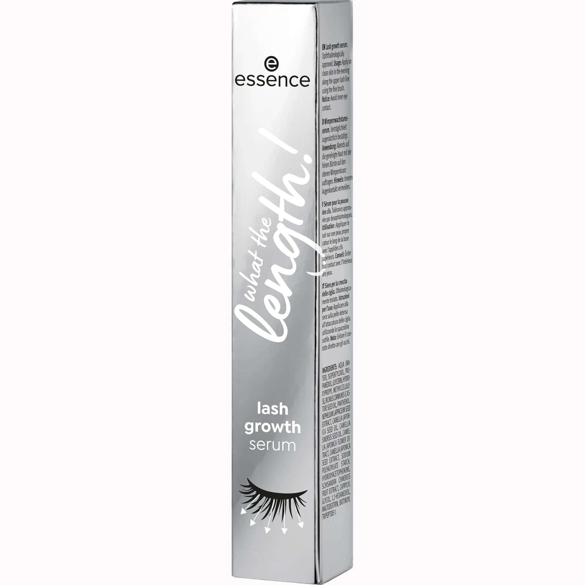 Essence What The Length! serum na porost rzęs i brwi, 4 ml