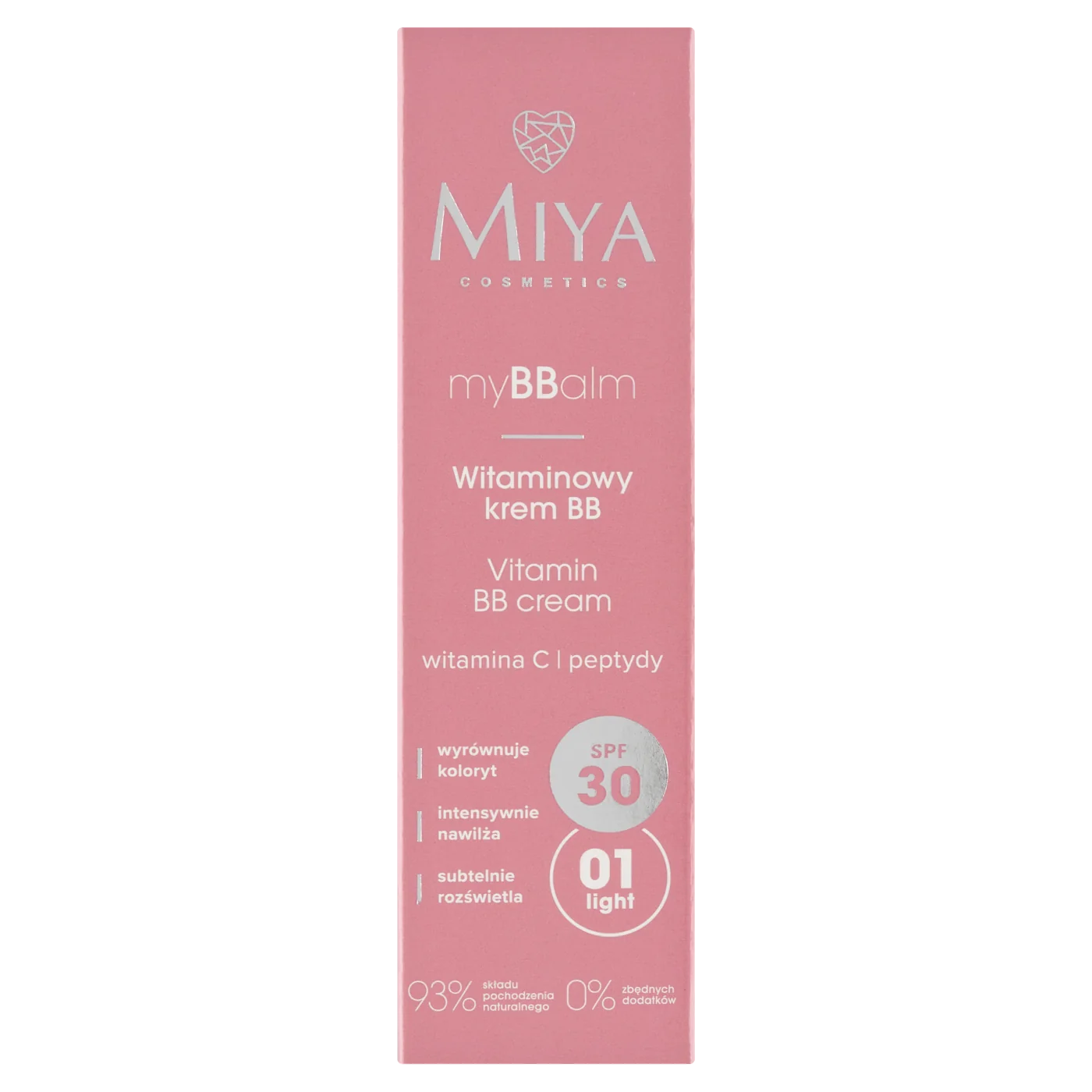 Miya myBBalm witaminowy krem BB SPF 30 01 light, 30 ml