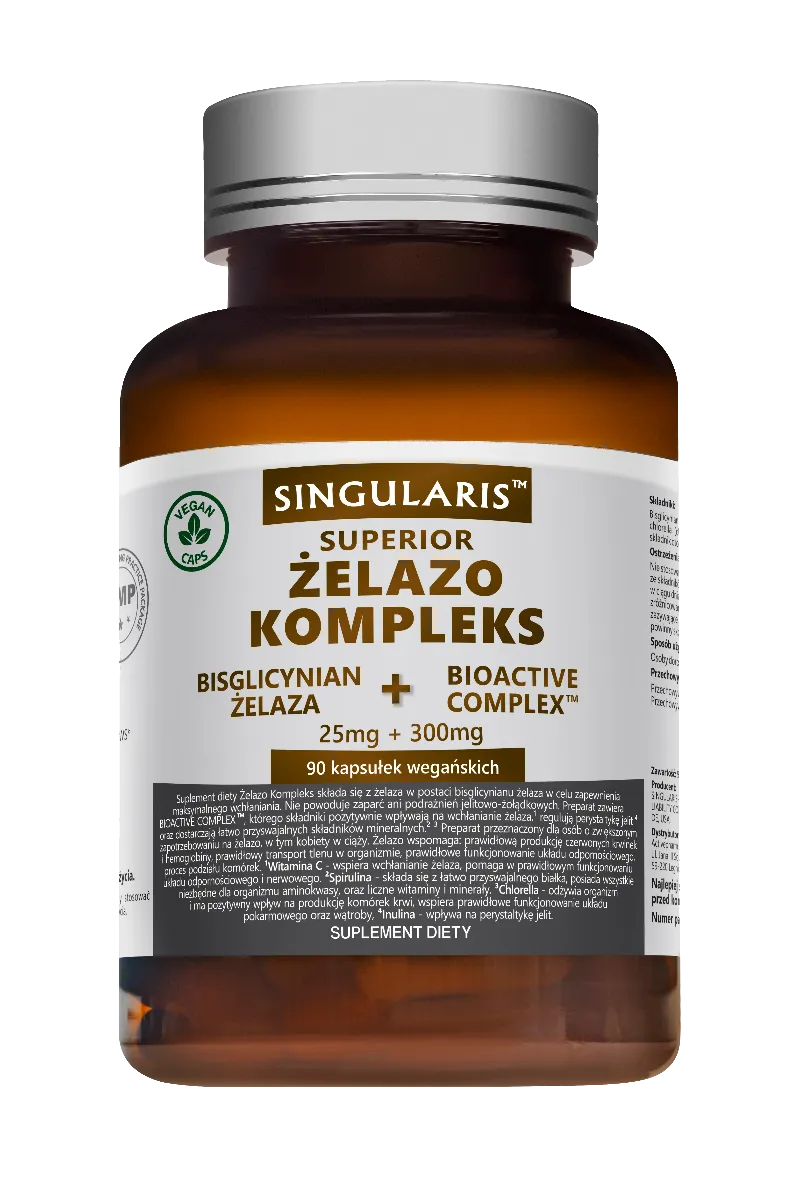 Singularis Superior Żelazo Kompleks, suplement diety, 90 kapsułek