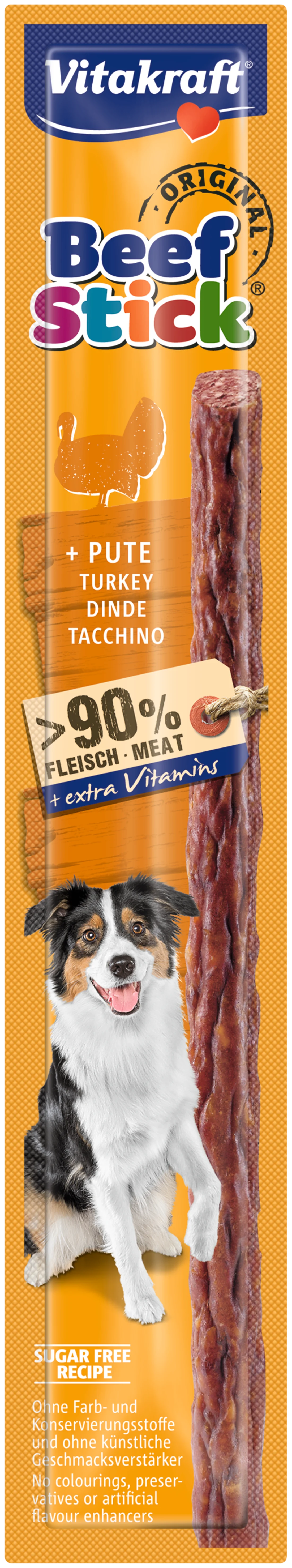 Vitakraft Beef Stick kabanos z indykiem dla psa, 12 g
