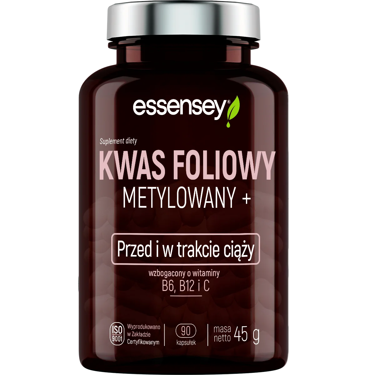 Essensey Kwas Foliowy Metylowany+ 90 kapsułek