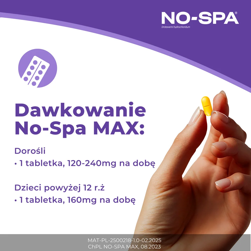 No-Spa Max 48 tabletek