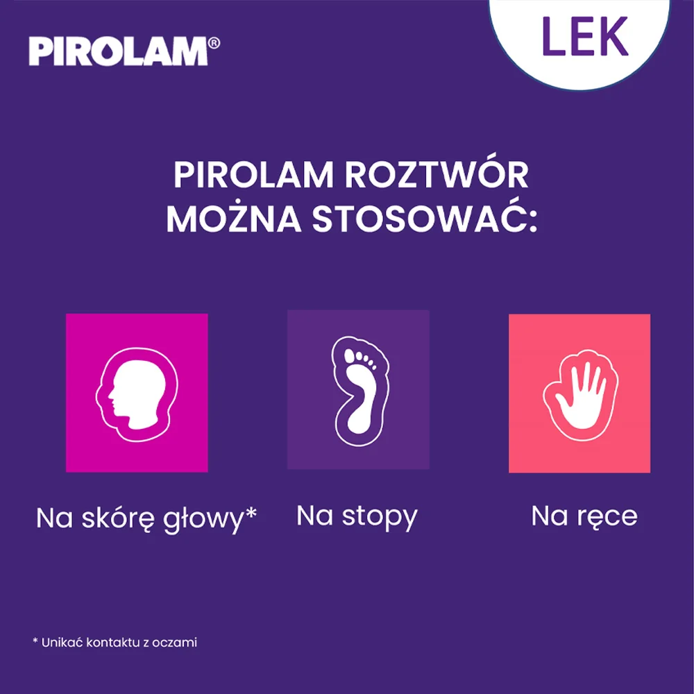 Pirolam roztwór na skórę 1%, 30 ml