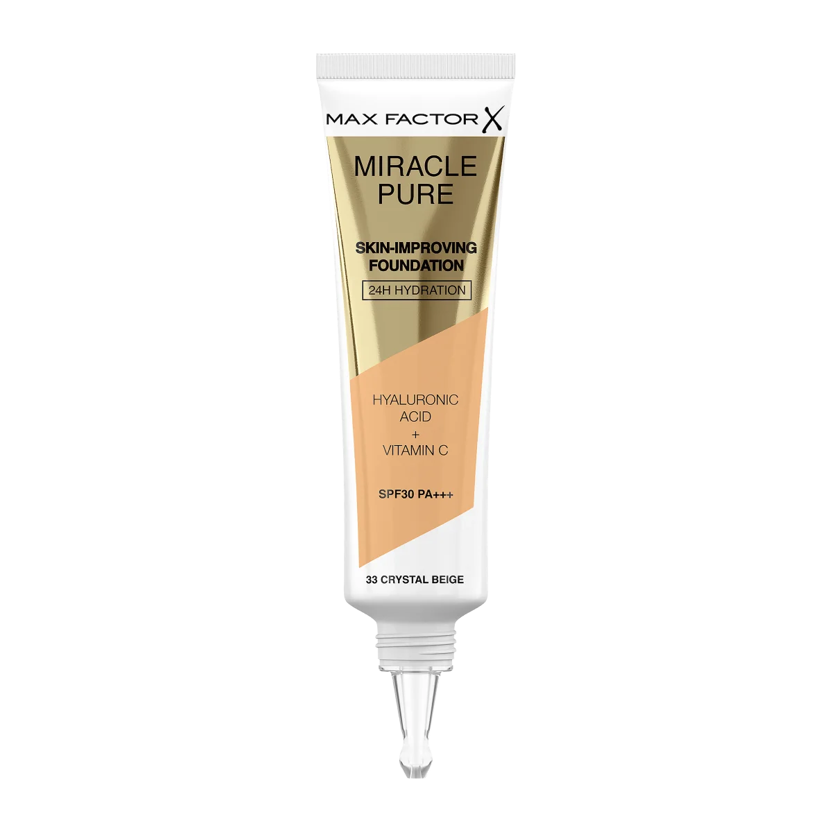 Max Factor Miracle Pure pielęgnujący podkład do twarzy, 33 Crystal Beige, 30 ml