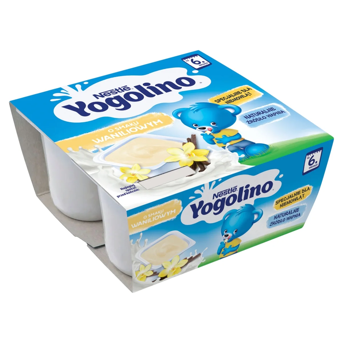 Nestle Yogolino deserek mleczno-waniliowy dla niemowląt po 6 miesiącu, 400 g