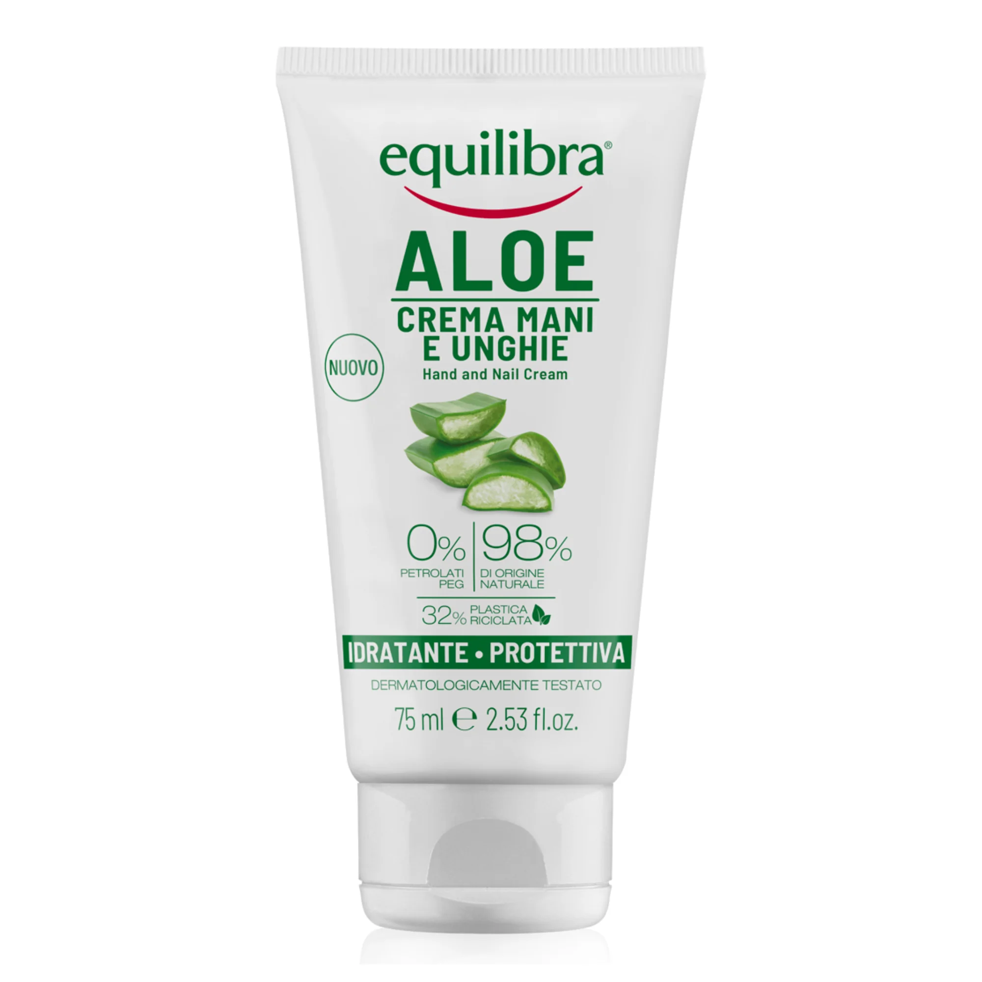 Equilibra Aloe aloesowy krem do rąk i paznokci, 75 ml