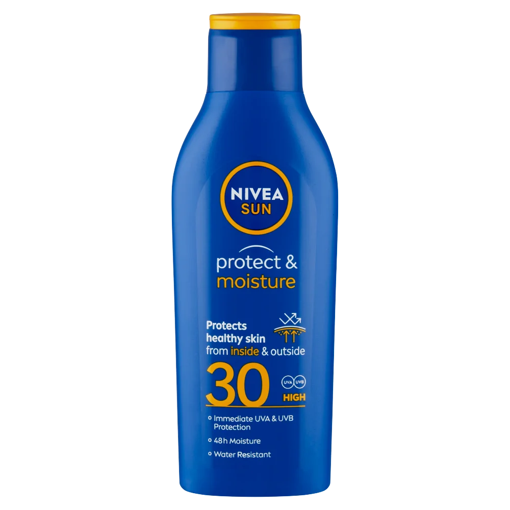 Nivea Sun Protect & Moisture nawilżający balsam do opalania SPF 30, 200 ml