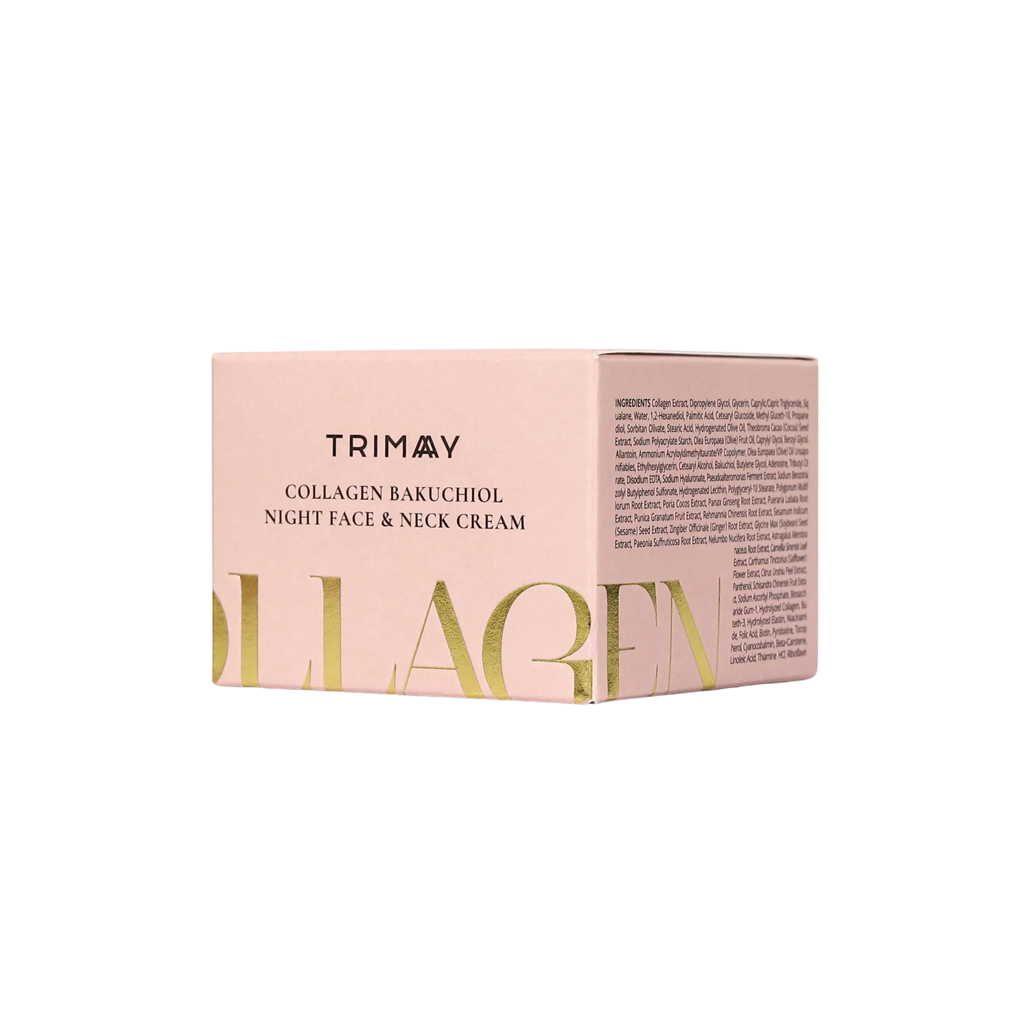 Trimay Collagen krem na noc do twarzy i szyi z kolagenem i bakuchiolem, 50 ml