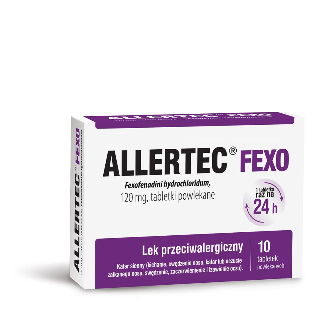 Allertec Fexo, 120 mg, 10 tabletek