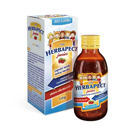 Herbapect Junior, syrop bez cukru , 110 g