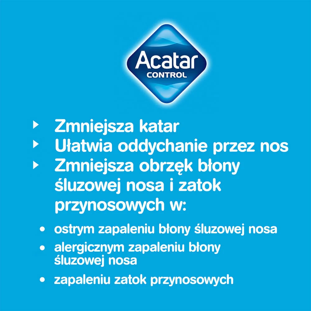 Acatar Control, 0,5 mg/ml (0,05%), aerozol do nosa, roztwór, 15 ml 