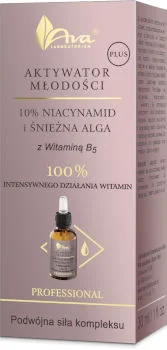 Ava Aktywator Młodości Plus 10% Niacynamid i Śnieżna Alga z Witaminą B5 serum