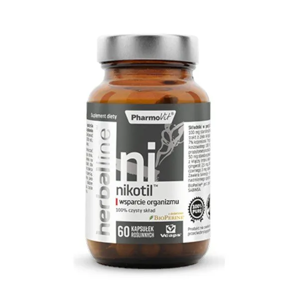 Pharmovit Nikotil™ wsparcie organizmu, suplement diety, 60 kapsułek