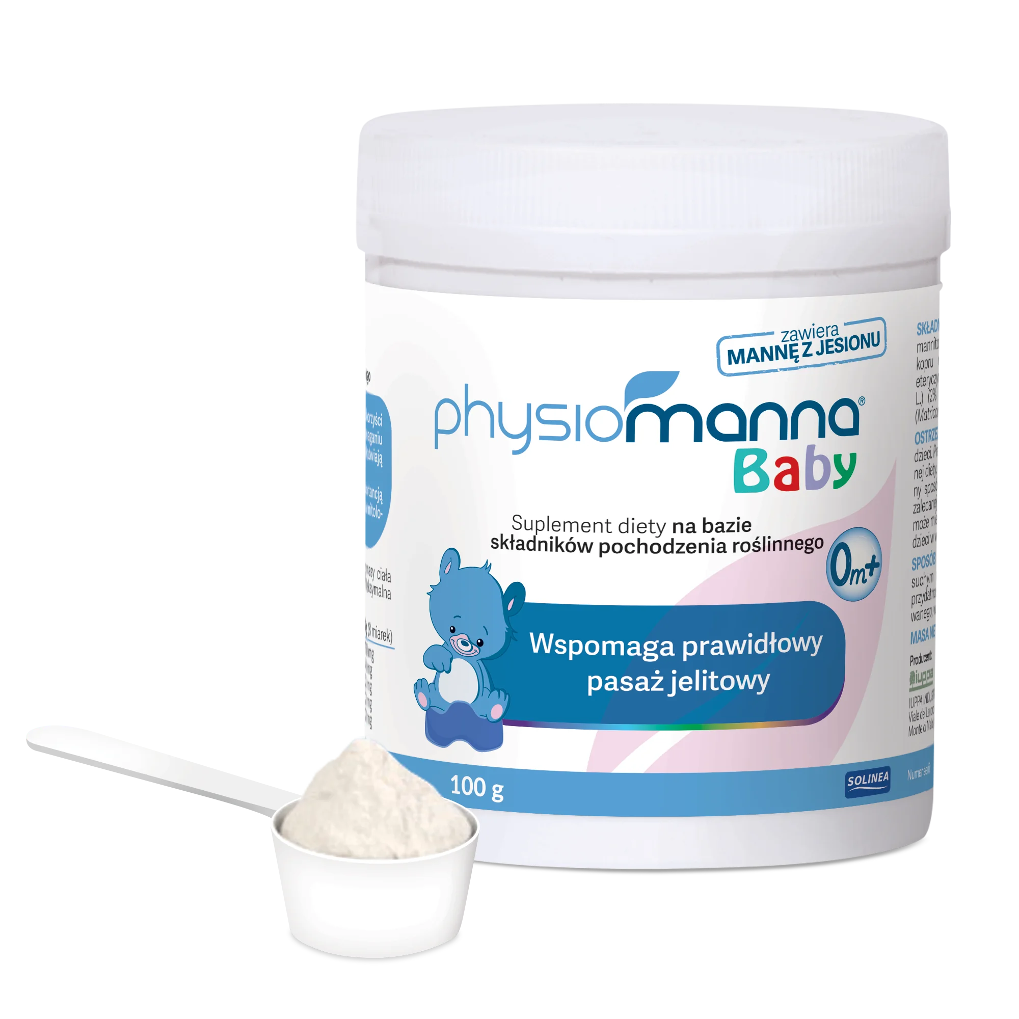 Physiomanna Baby proszek, 100 g
