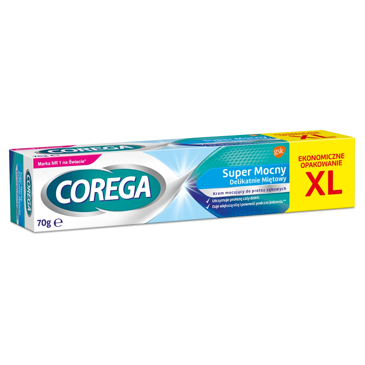 Corega Super Mocny krem mocujący do protez zębowych, 70 g