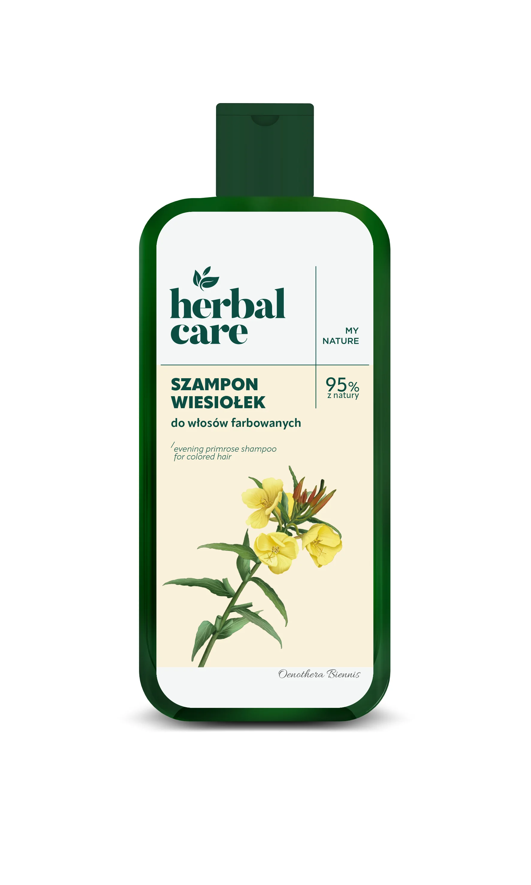 Herbal Care Wiesiołek szampon do włosów farbowanych, 330 ml