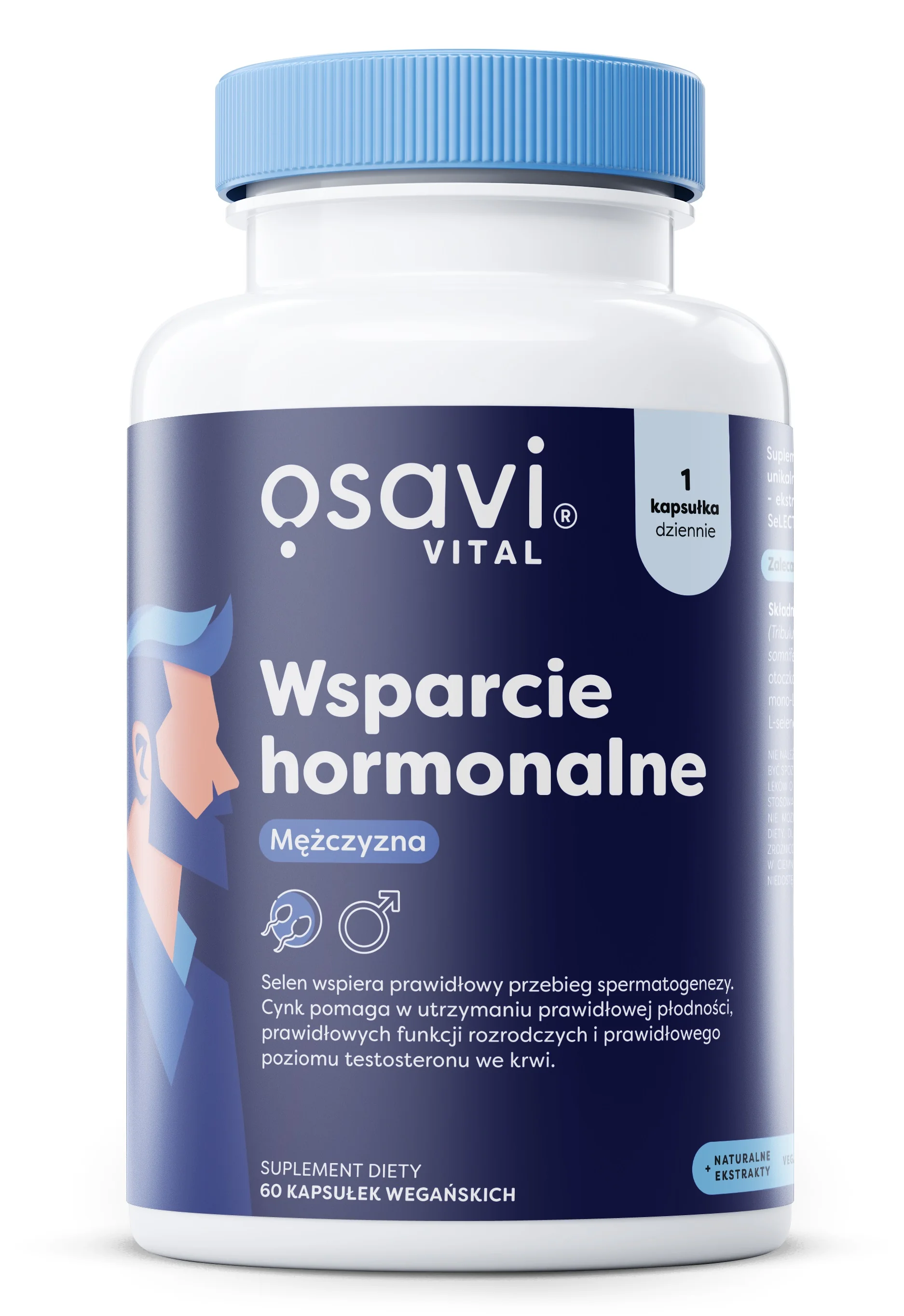 Osavi Wsparcie Hormonalne Mężczyzna 60 kapsułek