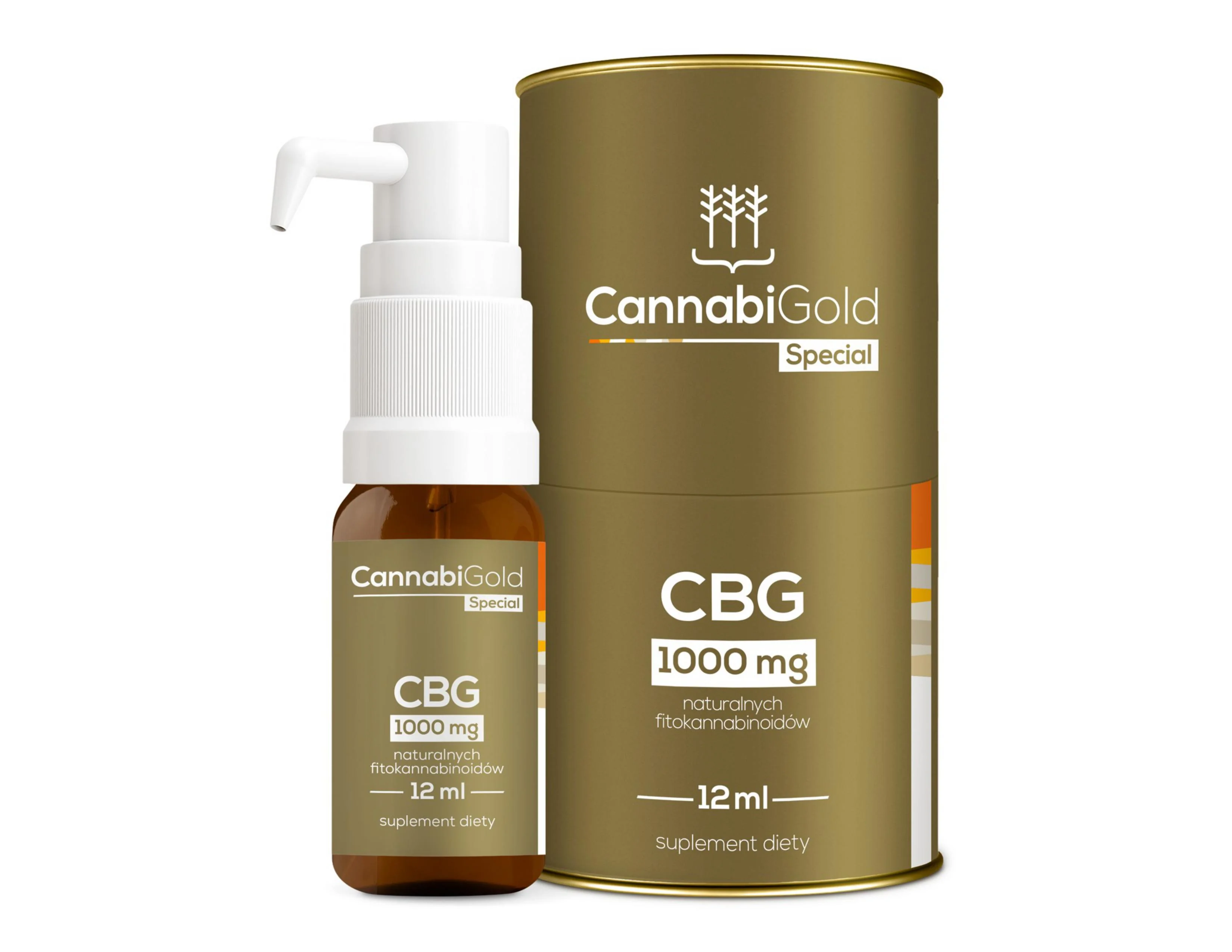 CannabiGold Special CBG 1000 mg olej, 12 ml