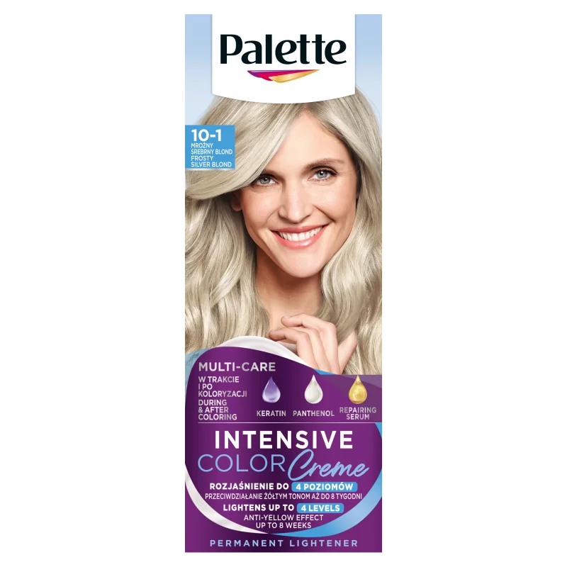 Palette Intensive Color Creme farba do włosów w kremie C10 Mroźny Srebrny Blond, 50 ml