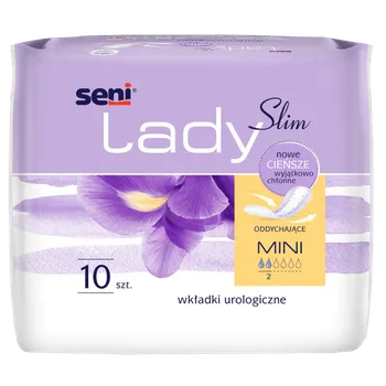 *Seni Lady Slim Mini, wkładki urologiczne dla kobiet, 10 sztuk 