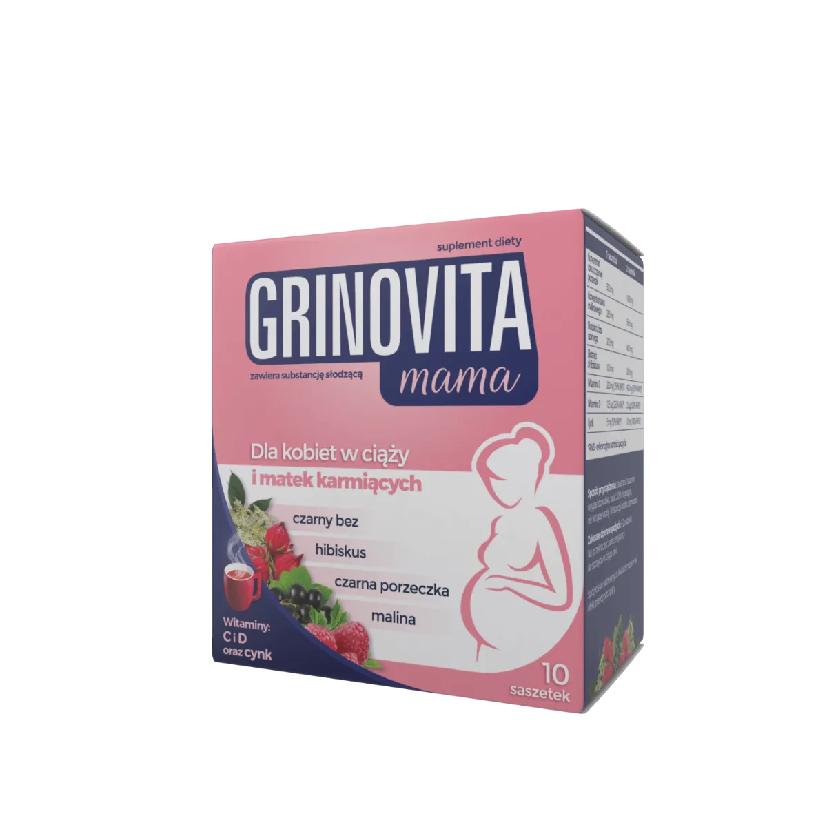 Grinovita Mama, suplement diety, 10 saszetek