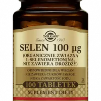 Solgar Selen 100 ug, suplement diety, 100 tabletek