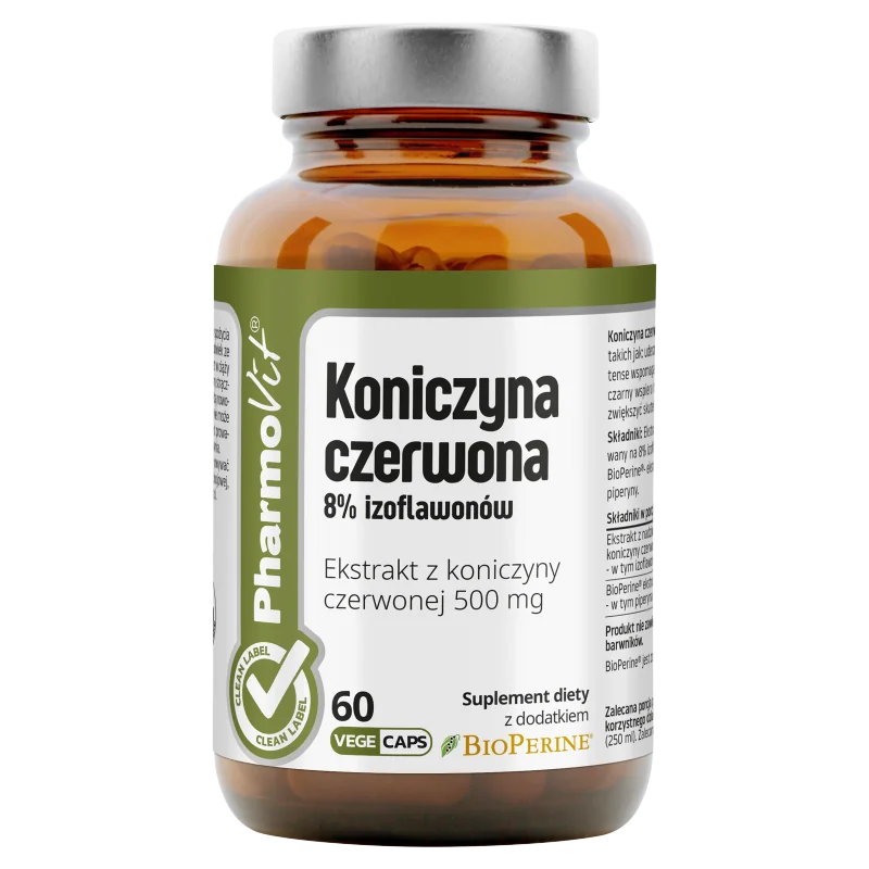 Pharmovit Koniczyna czerwona 8% izoflawonów, 60 kapsułek