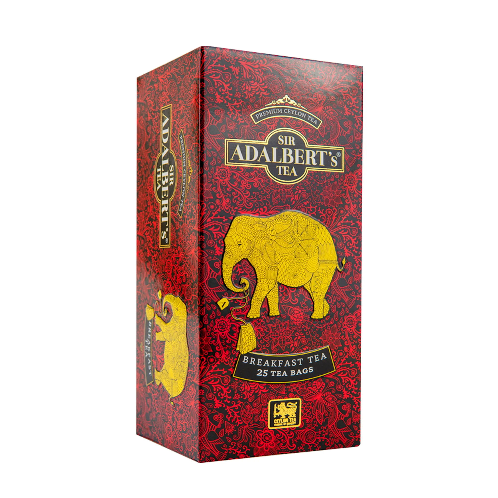 Sir Adalbert's Tea czarna herbata w saszetkach Breakfast Tea, 25 x 2 g