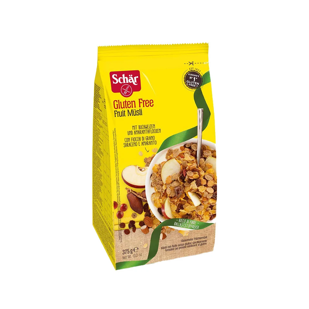 Schär Fruit musli owocowe bezglutenowe, 375 g