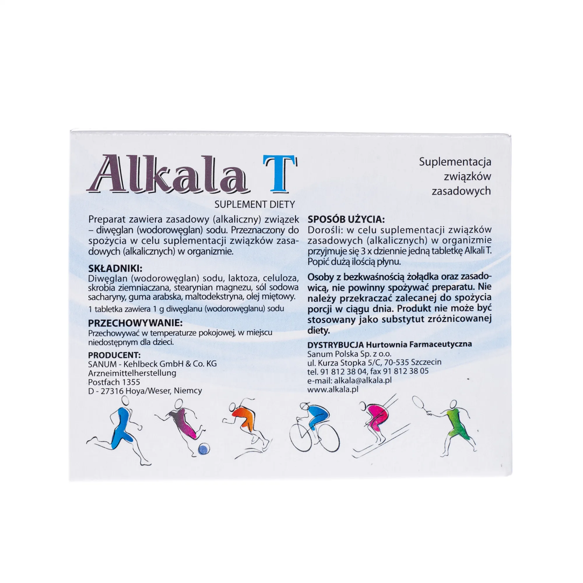 Alkala T, suplement diety, 20 tabletek 