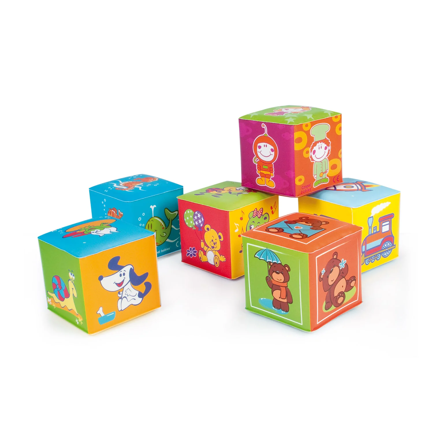 Canpol Babies Kostka edukacyjna miękka 6 sztuk