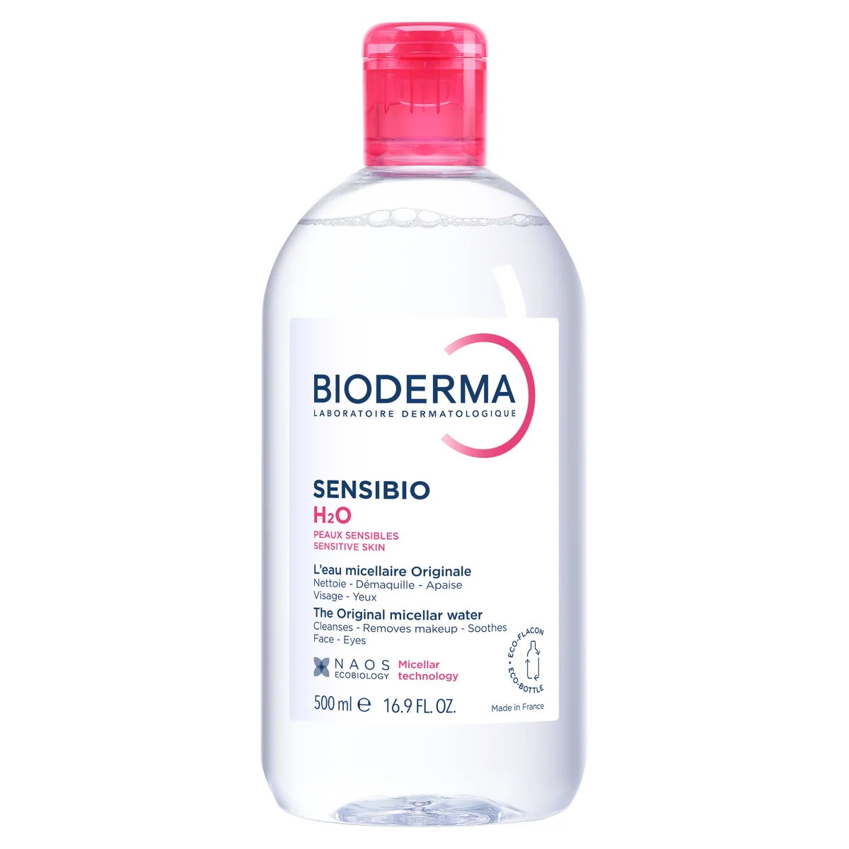 Bioderma Sensibio H2O płyn micelarny do twarzy, 500 ml