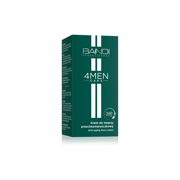 BANDI 4Men Care krem do twarzy przeciwzmarszczkowy, 50 ml